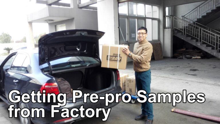 Getting pre-production samples from the factory - PingPong Sourcing
